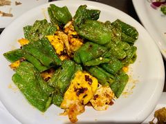 虎皮椒荷包蛋-刘胖子家常菜·蹄花焖藕(兴业店)