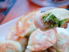 青瓜鲜虾锅贴-金谷园饺子·烧烤(人大总店)