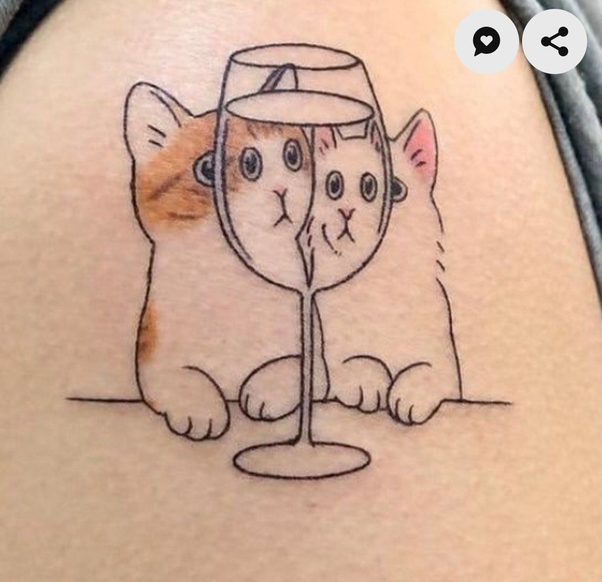 小猫猫纹身都好可爱!