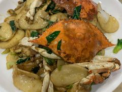 白蟹炒年糕-红灯笼龙凤饭店(宁波老字号店)