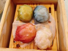 四色水晶鲜虾饺-侨美·唐荔园·40年地道粤菜