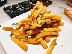 蛋黄薯条-绿茶餐厅(松江万达店)