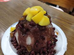 红豆黄桃刨冰-梁子刨冰王(鞍山西道店)