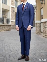 点击看大图 -怒马会 全麻衬西装高级定制