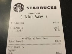 账单-星巴克臻选店(澳门伦敦人店)