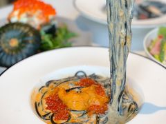 海胆三文鱼籽竹炭乌冬-PEKO PEKO(海之恋商场店)