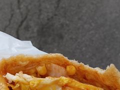 -小红车炸蛋葱油饼