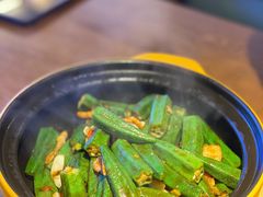 干菜肉末炒秋葵-闽上鲜·福建菜(龙湖滨江天街店)