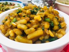 土豆条小白菜-黄河轩民间菜(吉祥街店)