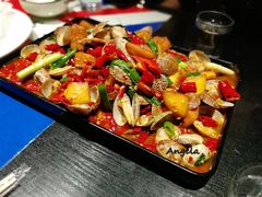辣炒花蚬子-419海鲜烧烤大排档