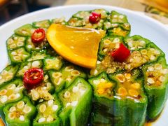 招牌脆嫩秋葵-赵奶奶水饺锅贴小酒馆(丁字沽店)