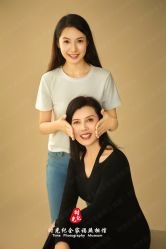 -时光纪亲子全家福照相馆(静安店母女写真父母纪念照)
