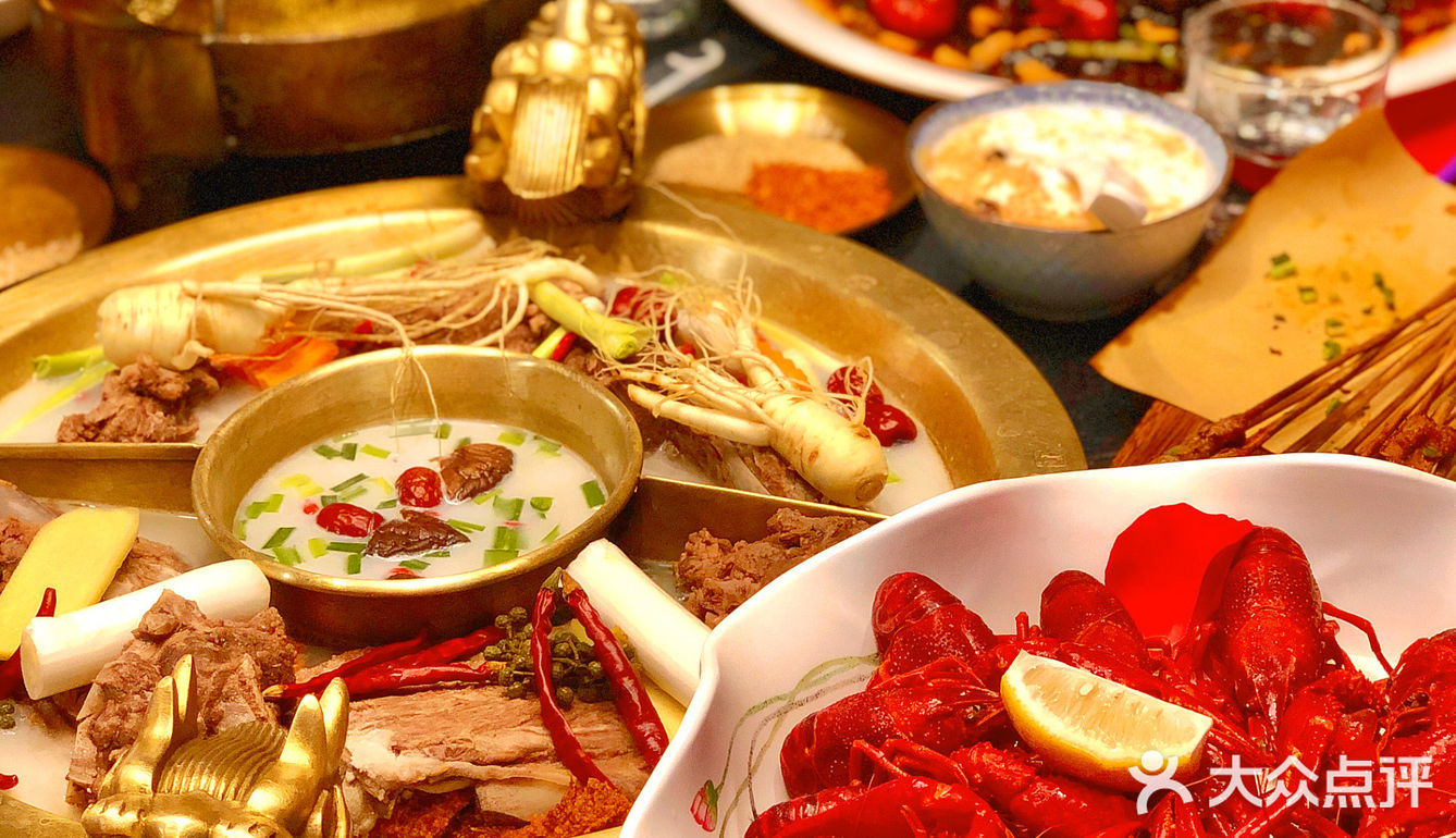 上海美食🦞羊蝎子配小龙虾才是夏天！