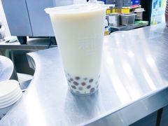 桂花乌龙拿铁加芋圆波霸-茉沏(光启城店)