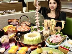 -得意咚瓜·顺德鱼生·冬瓜盅火锅