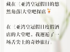 -三亚湾皇冠假日度假酒店·临风大堂酒廊