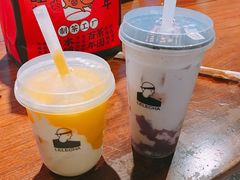 杨枝甘露冰冰茶-LELECHA乐乐茶(上海五角场万达广场店)