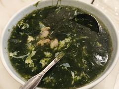 下锅烂蚬肉鸡蛋汤-子霖南山鲜虾面(南山总店)