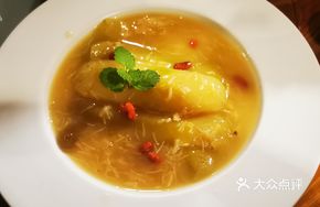 Bamboo Shoot and Scallop Steamed Dish