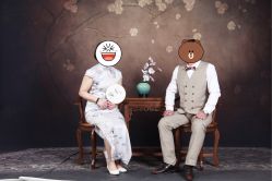 -时光纪亲子全家福照相馆(静安店母女写真父母纪念照)