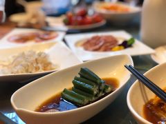 捞汁秋葵-喜来登由由大酒店九州膳坊中餐厅