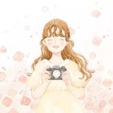 温暖治愈的春天插画，愿幸运和美好向所有人涌来！