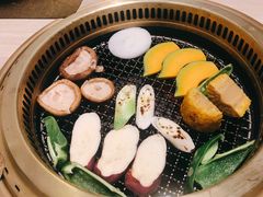 蔬菜拼盘-焼肉 薩摩牛旬 A5鹿児島黒毛和牛一頭買い　(渋谷本店)