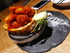 菠萝咕噜猴头菇-水木苼 蔬食料理