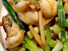 姜葱炒鱼腩-淘米捞·米汤脆鲩鱼火锅(福田皇岗店)