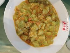 丝瓜炒盐蛋黄-天下客饭店(中山路店)