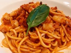 卡邦尼番茄海鲜大虾意大利面-玛尚诺Pizza&Bar(长泰广场店)