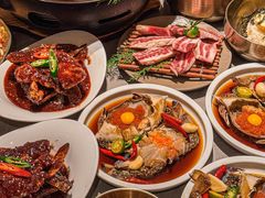 -草家酱蟹炭火烤肉店(珲春南路一店)