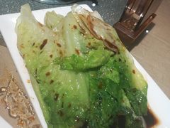 白灼有机生菜-梓程海鲜大酒家