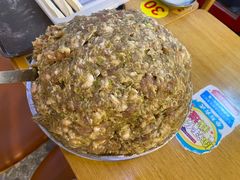 鍋貼的牛肉餡-八百里牛肉汤(盖饭·锅贴·万象城店)