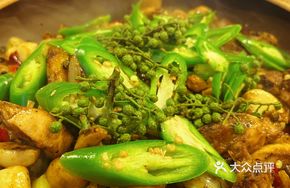 Fresh Green Pepper Chicken Stew