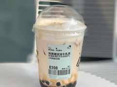 烤黑糖波波牛乳茶-喜茶(东莞汇一城店)