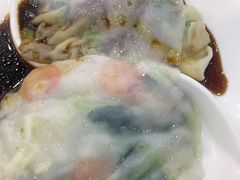 牛肉鲜虾双拼肠粉-银记肠粉店(市二宫店)