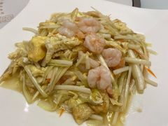 韭黄虾仁炒滑蛋-潮人姐妹轩(海宁路店)