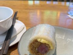 香肠芝士饭团-花悦豆香