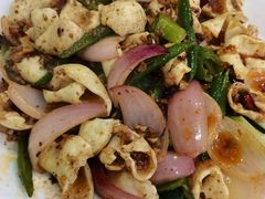 香辣黄喉-休记光头香辣蟹干锅(绵竹店)