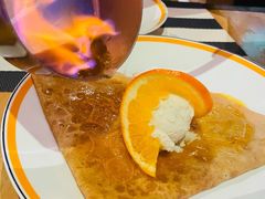火焰酒燃烧的可丽饼-La Creperie法餐厅(芮欧百货店)