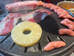 烤菠萝片-牧童禧肉社·韩国炭火烤肉店(中粮祥云小镇店)