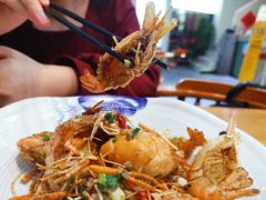 椒盐沼虾-百家鲜·杭帮菜