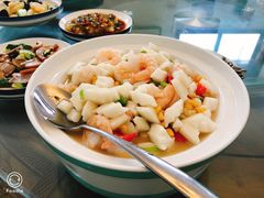 虾仁炒山药-三居鲁味坊黄焖鸡(山大路店)