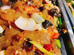 炒卷煎-路书奇炝锅绿豆面(万客隆店)