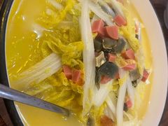 砂锅娃娃菜-梁记粥铺(开元地中海店)