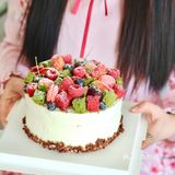 这颜值真的杠杠的，车厘子，树莓，还有蓝莓