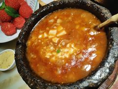 石锅鸡汤豆腐-绿茶餐厅(石家庄万象城店)
