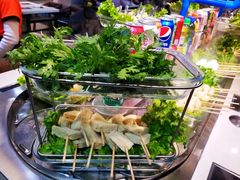 茼蒿+面筋-北家姓转转小火锅(五一路店)