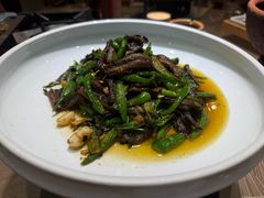 青椒炒黄鳝-耕渔小院·湖南鱼鲜(望城店)